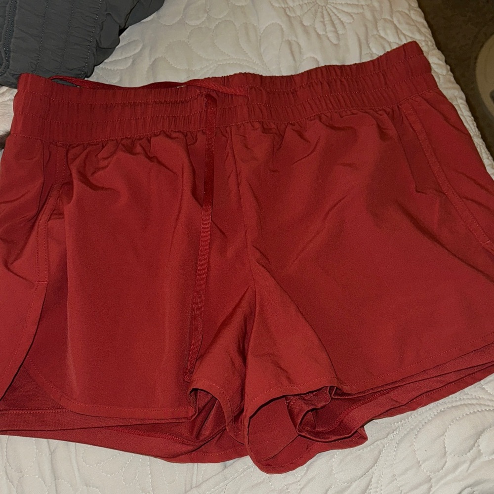 Velocity Women's Athletic Red Shorts